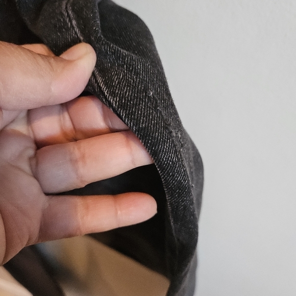 Abercrombie & Fitch Black Crossover 90s Slim Straight Ultra High Rise Jeans - Picture 6 of 8